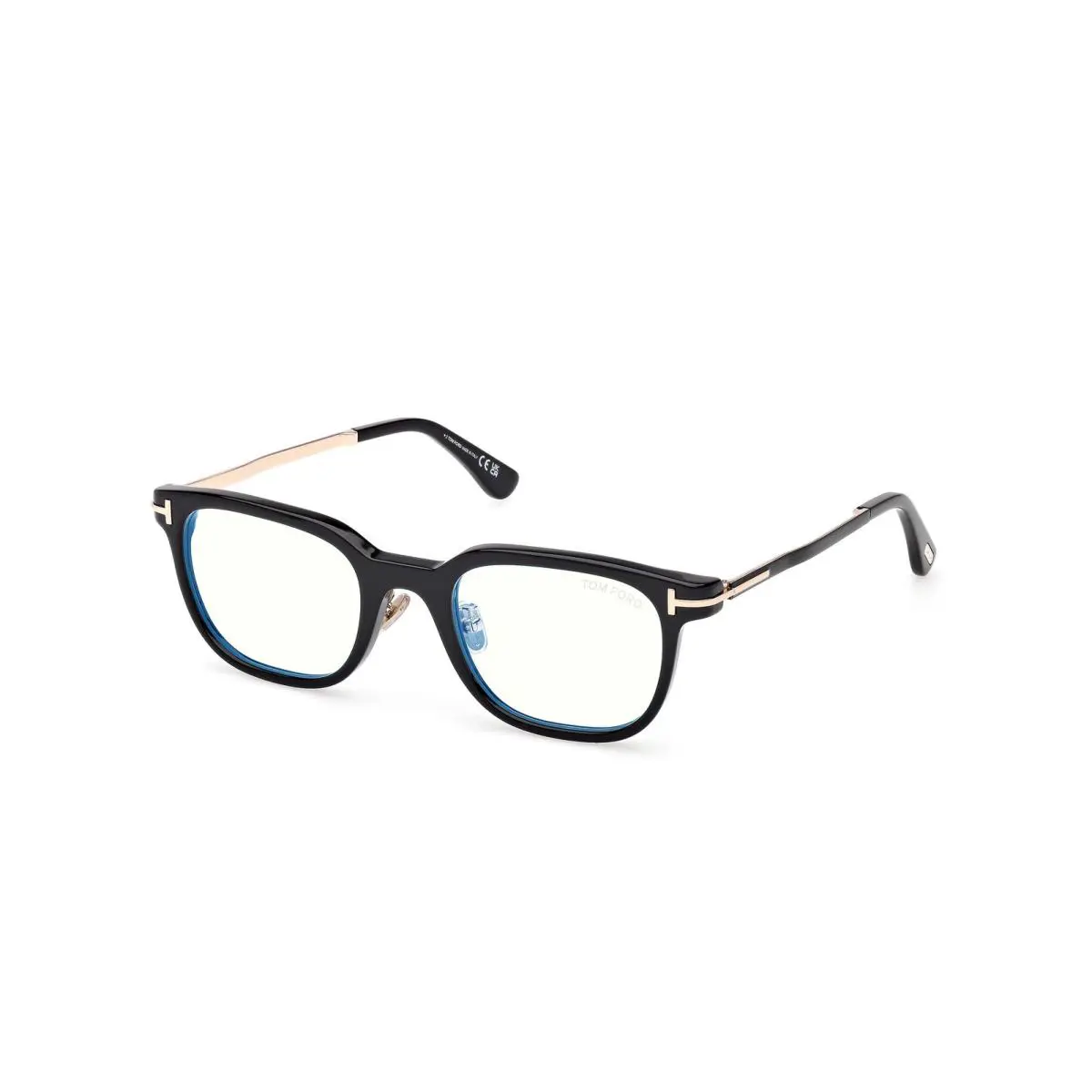 Tom Ford FT6022-D-B Shiny Black Shiny Black 005 Eyeglasses