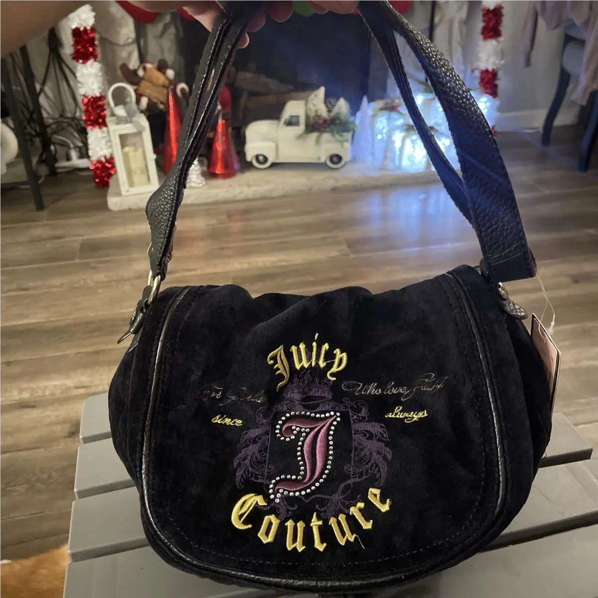 Y2K Vintage Juicy Couture Velour Bag For Nice Girls Who Like Stuff
