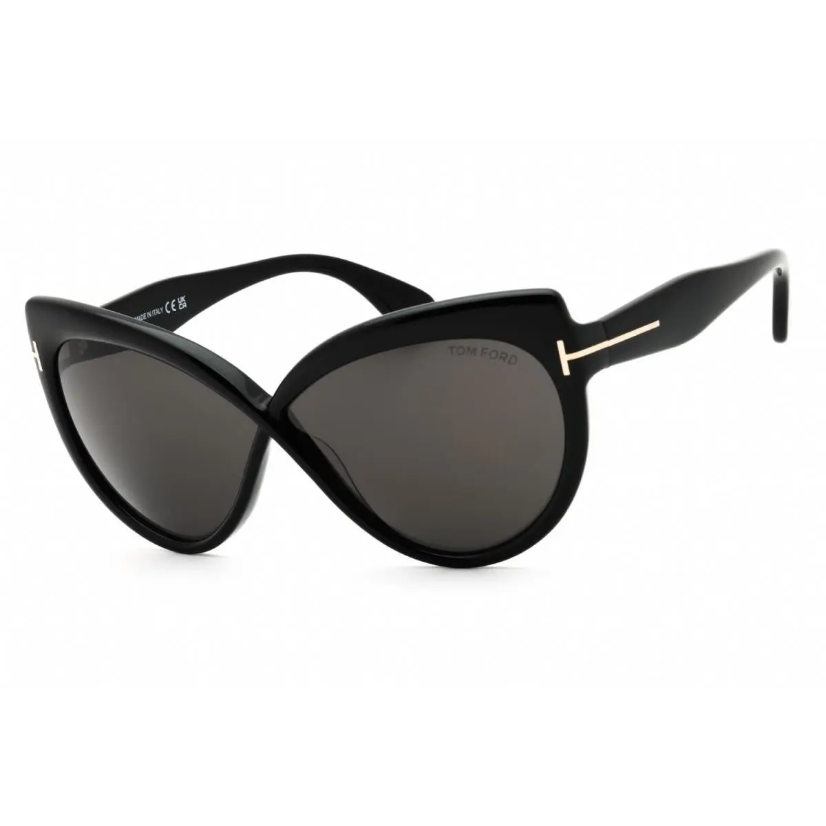 Tom Ford FT1196 Sunglasses Shiny Black
