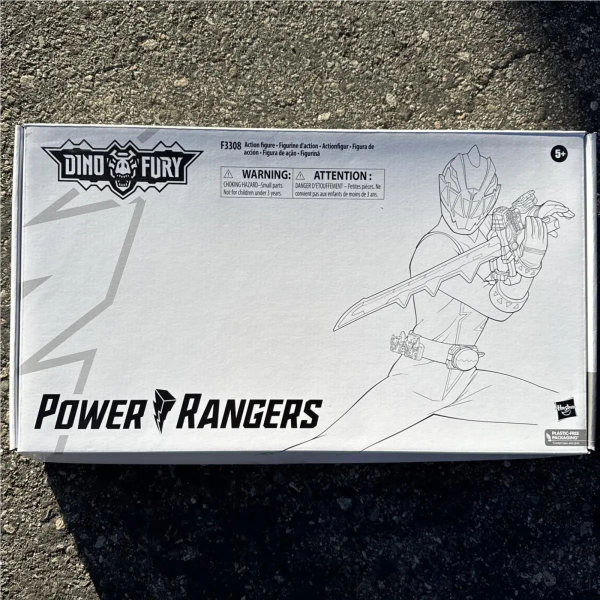 Power Rangers Dino Fury 5 Team Multipack 6-Inch Action Figure Toys with Keys