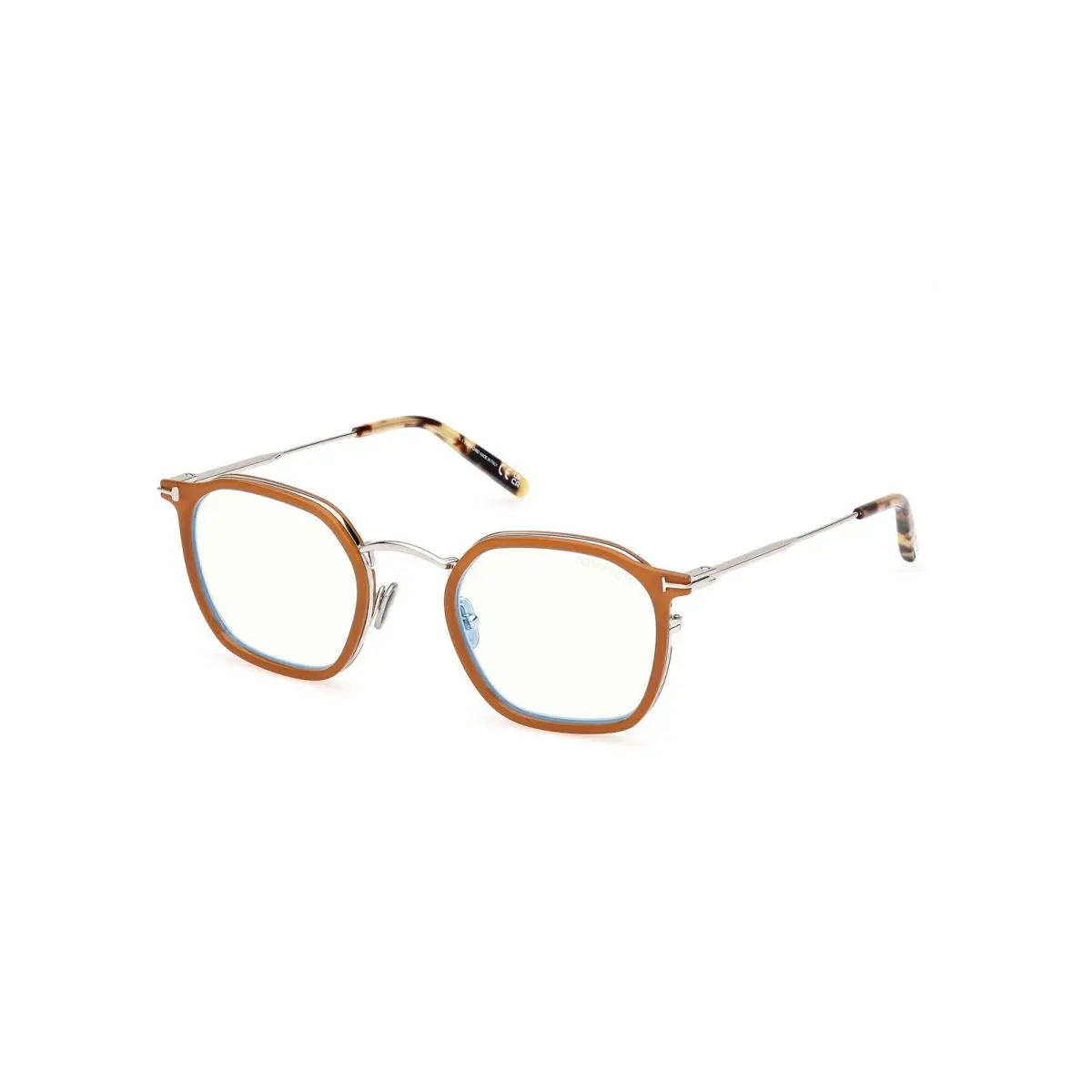 Tom Ford FT5974-B Shiny Light Yellow Shiny Palladium 041 Eyeglasses