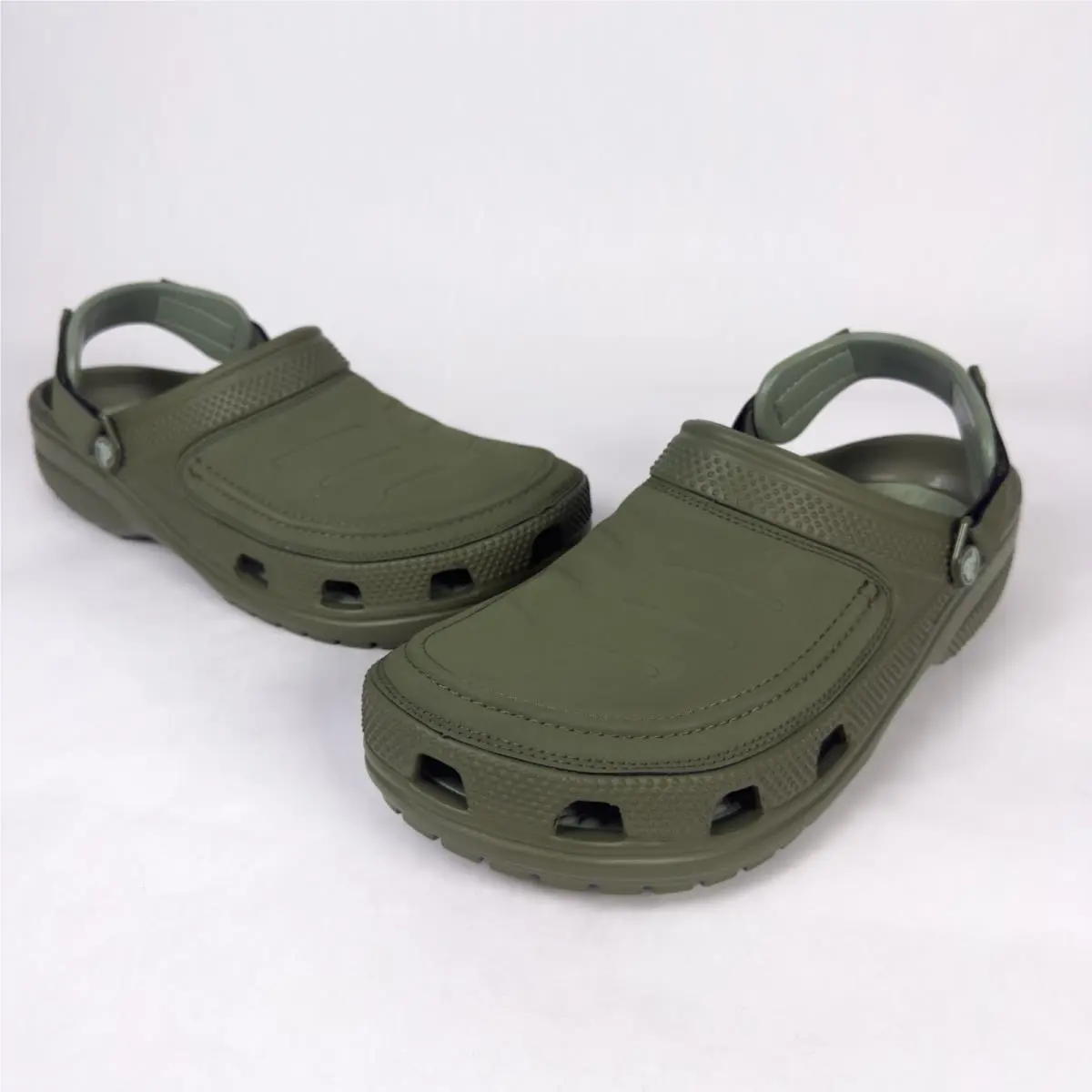 Crocs Men`s Yukon Vista LR Clogs – Literide Foam Leather Green