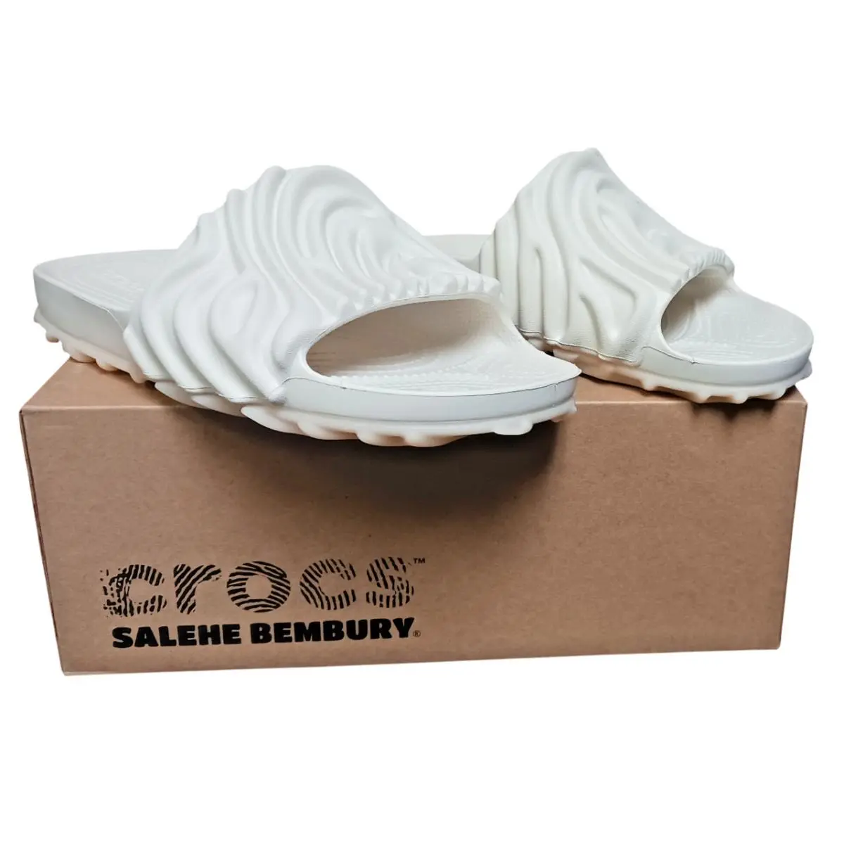 Crocs shoes - Salehe Bembury x Crocs Pollex Slide - 208685-1MC - Beige (UPC: 196265507658) 1