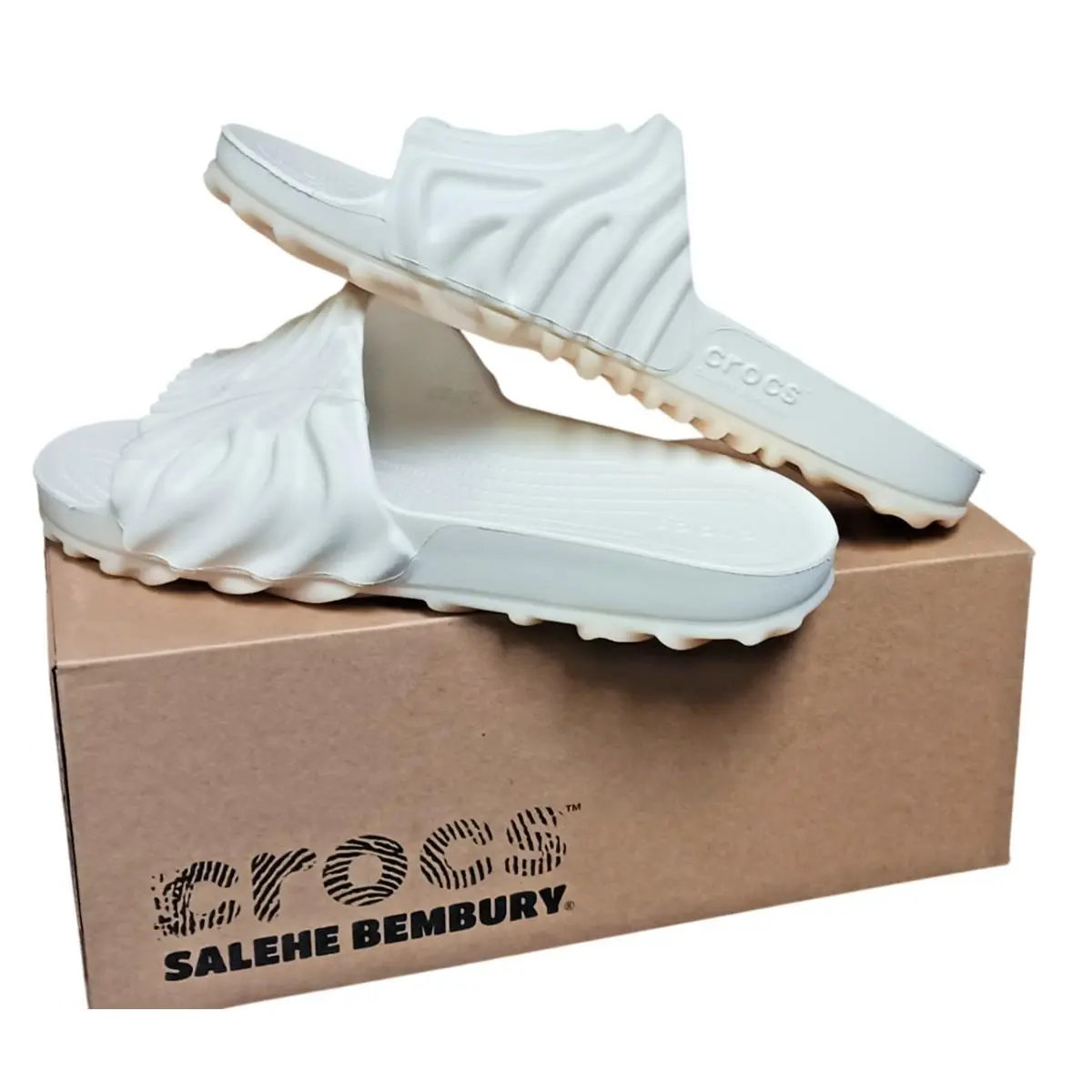 Crocs shoes - Salehe Bembury x Crocs Pollex Slide - 208685-1MC - Beige (UPC: 196265507658) 5