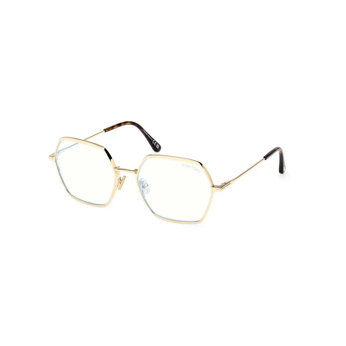 Tom Ford FT6050-B Shiny Deep Gold Shiny Deep Gold 030 Eyeglasses