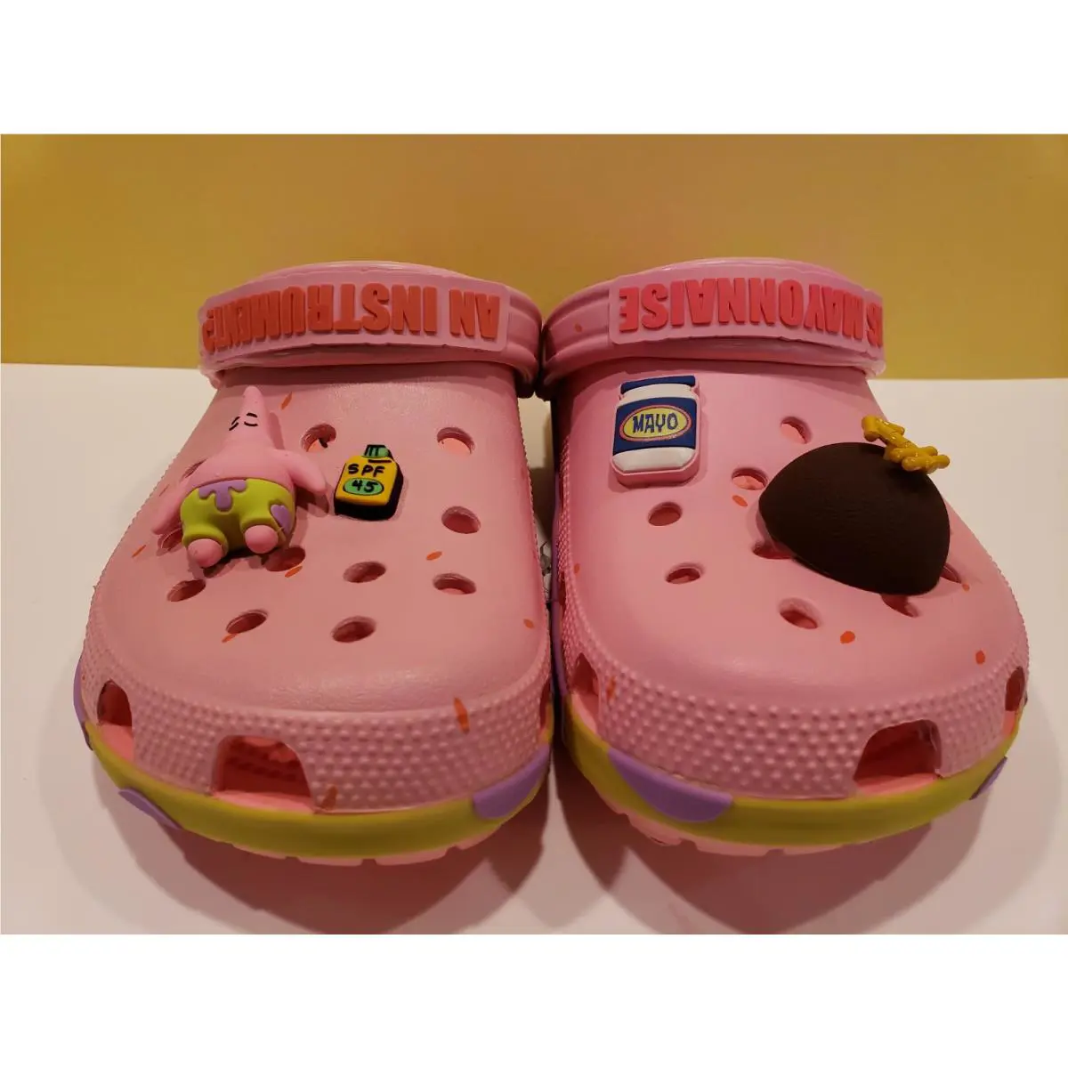 Crocs Limited Edition Spongebob Patrick Star Clogs Men`s 5 /women`s 7