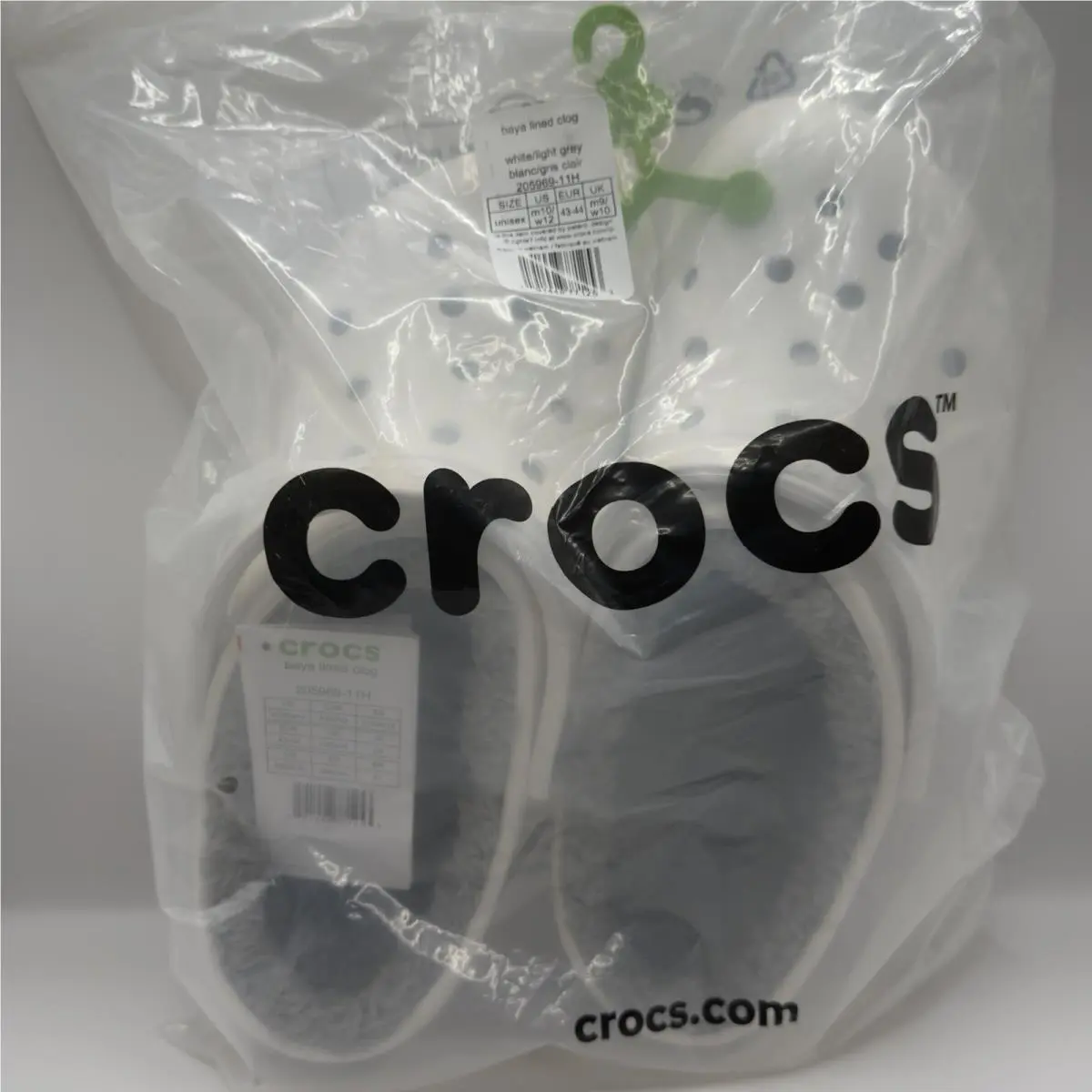 Crocs shoes - Crocs Baya Lined Clog - Baya Lined Clog - White (UPC: 0191448771253) 5