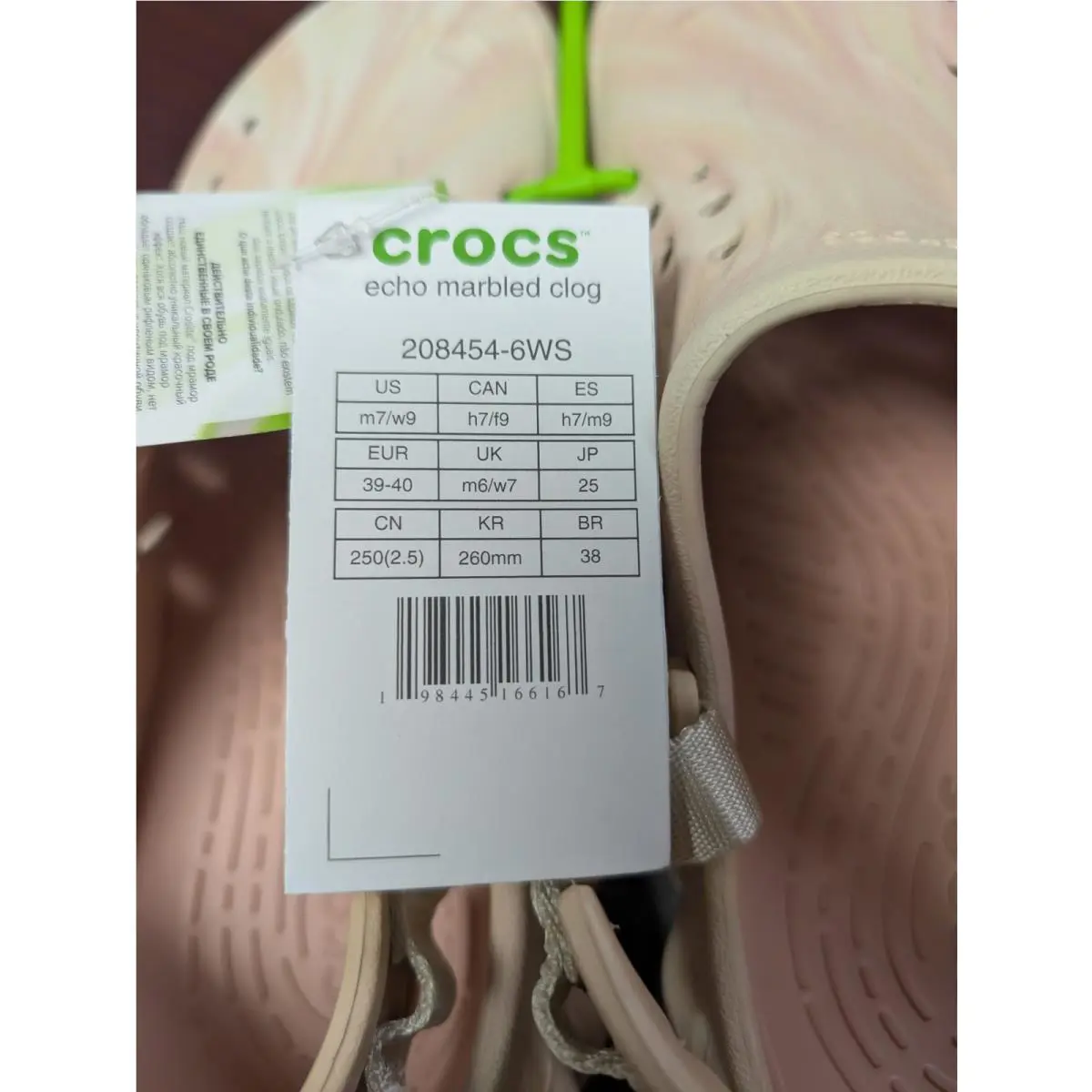 Crocs shoes - Classic Platform Fuzz Lined Clog - Pink/White 2