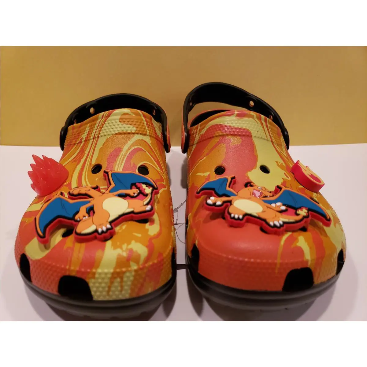 Crocs Limited Edition Pokemon Charizard Clogs Men`s 7 /women`s 9