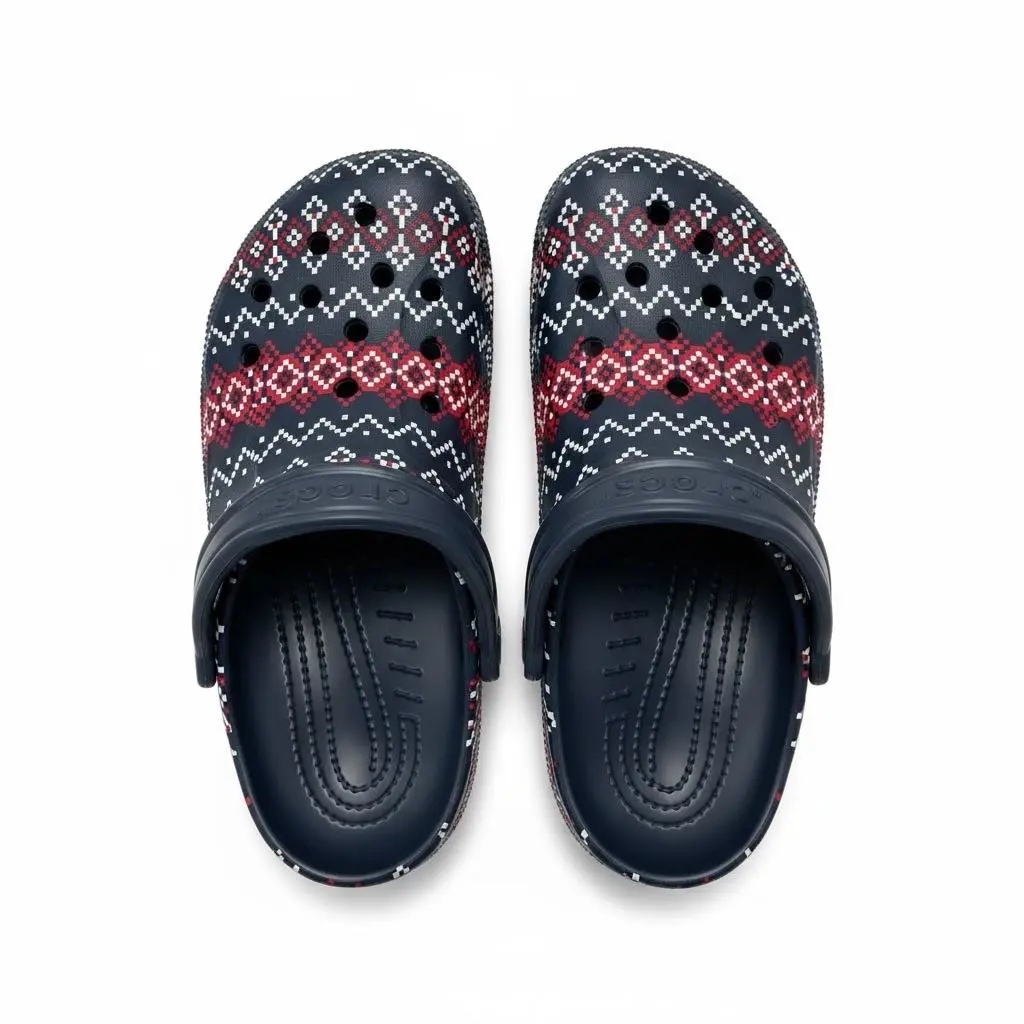 Crocs shoes - Crocs Baya Holiday Graphic Clog - Blue 6