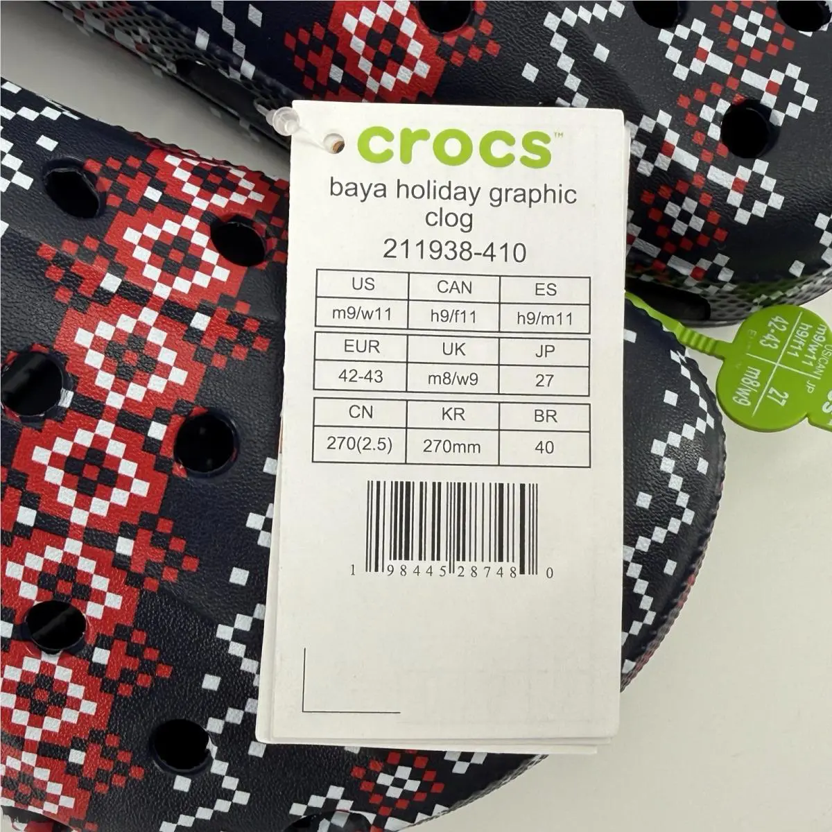 Crocs shoes - Crocs Baya Holiday Graphic Clog - Blue 3