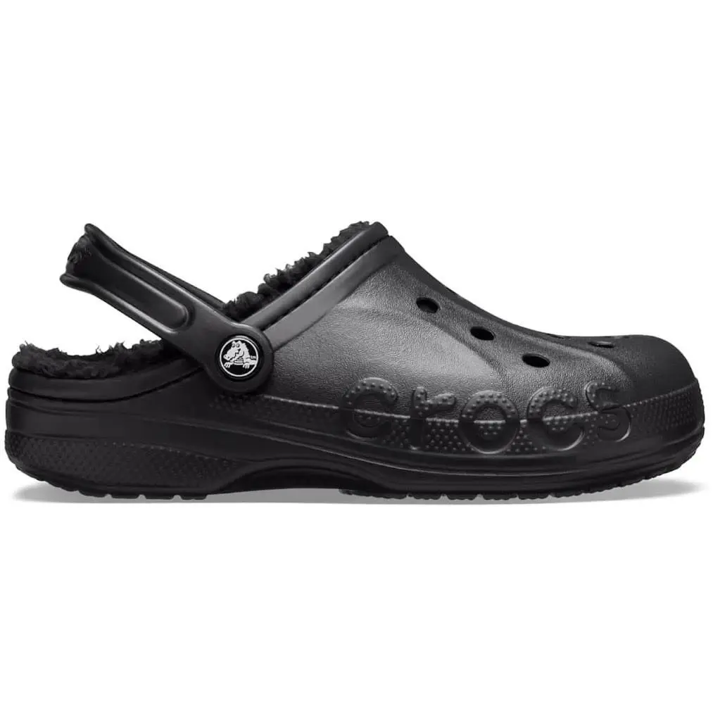 Crocs shoes - Crocs Baya Lined Clog - Baya Lined Clog - Black (UPC: 0191448380110) 0