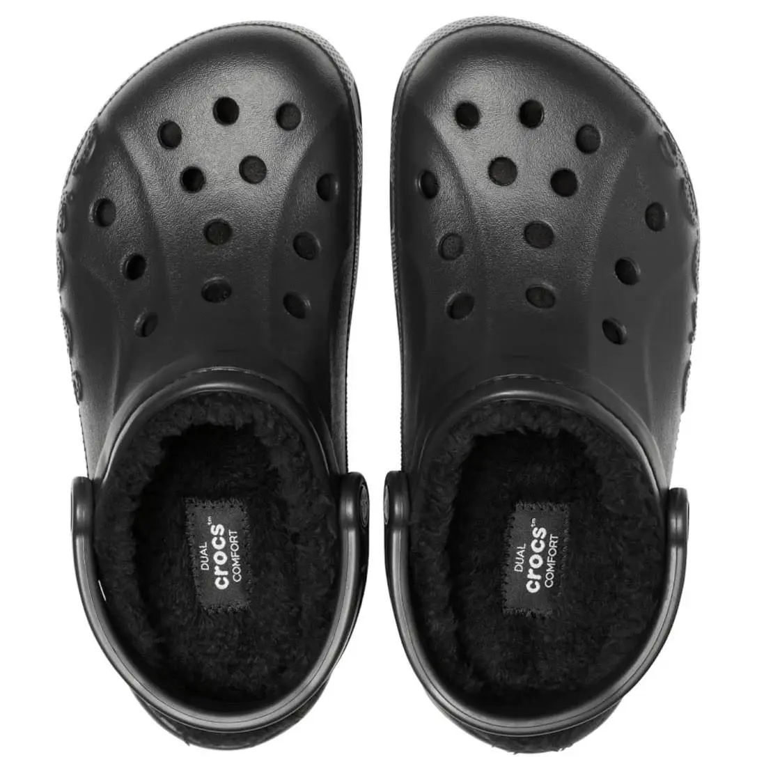 Crocs shoes - Crocs Baya Lined Clog - Baya Lined Clog - Black (UPC: 0191448380110) 3