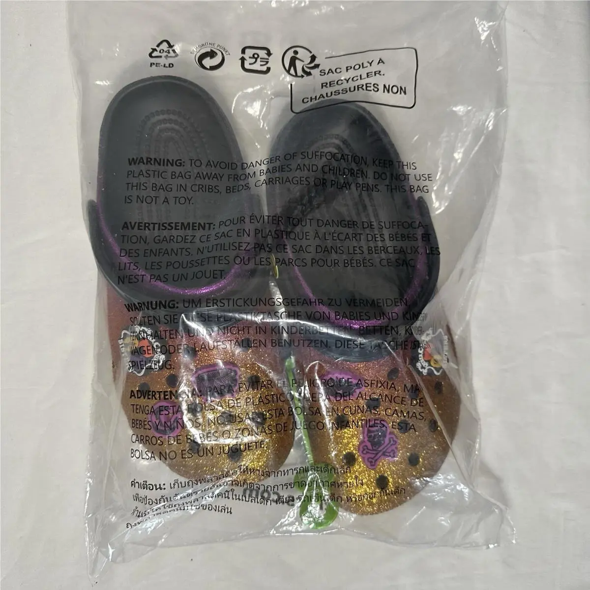 Crocs shoes - Crocs Hocus Pocus - Hocus Pocus - Black, glitter orange, purple 10