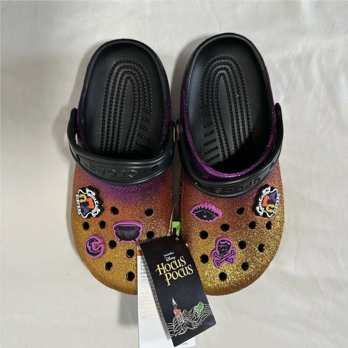 Crocs shoes - Crocs Hocus Pocus - Hocus Pocus - Black, glitter orange, purple 4