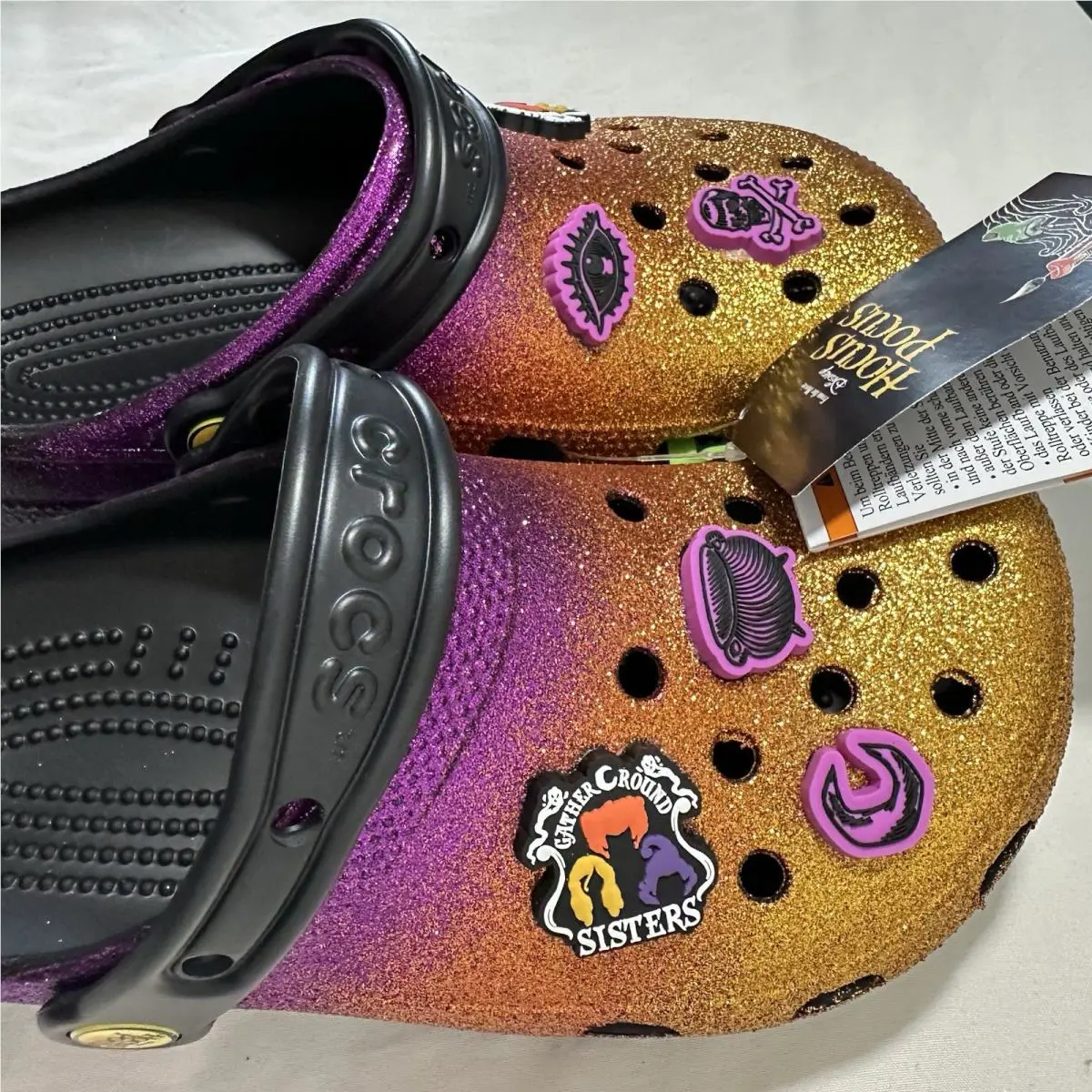 Crocs shoes - Crocs Hocus Pocus - Hocus Pocus - Black, glitter orange, purple 5