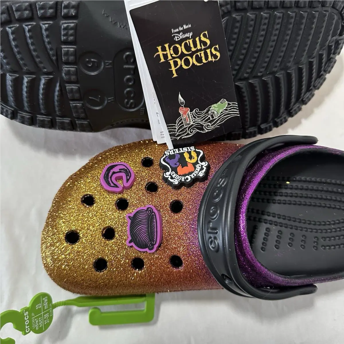 Crocs shoes - Crocs Hocus Pocus - Hocus Pocus - Black, glitter orange, purple 7
