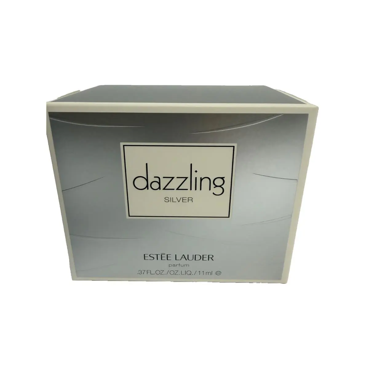 Dazzling Silver Estee Lauder Pure Perfume .37 oz 11 ml 1998 Vintage