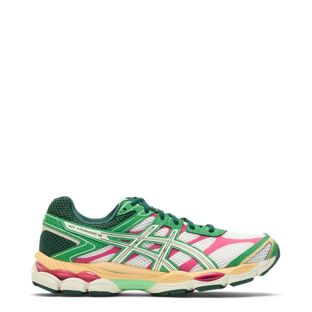 Asics Gel Cumulus 16 Green Cream Ivory - Men`s Sizes 1203A763-100