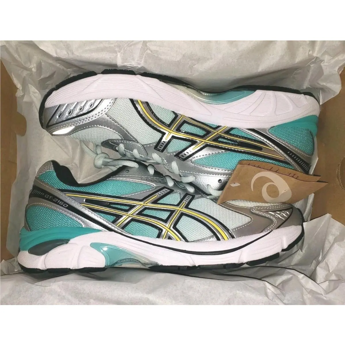 Asics shoes - ASICS® GT-2160 - 1203A783-300 - Silver/Golden Yellow/Pale Mint - Outspoken Ombres 23