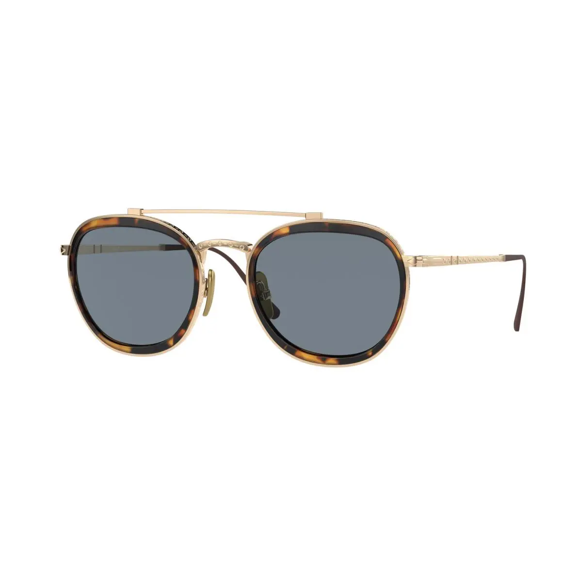 Persol PO5008ST 801356 Phantos Gold Light Blue + Ar 49 mm Unisex Sunglasses