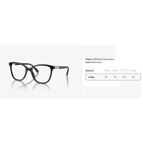 Swarovski SK2020F Havana 1040 Demo Lens 55 mm Women`s Eyeglasses
