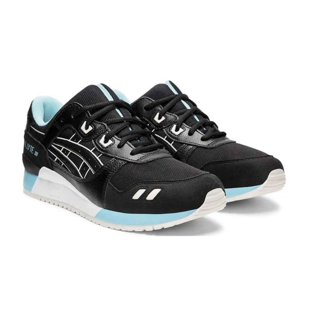 Asics Gel Lyte Iii Sz 12 Black White Blue 1191A223-001