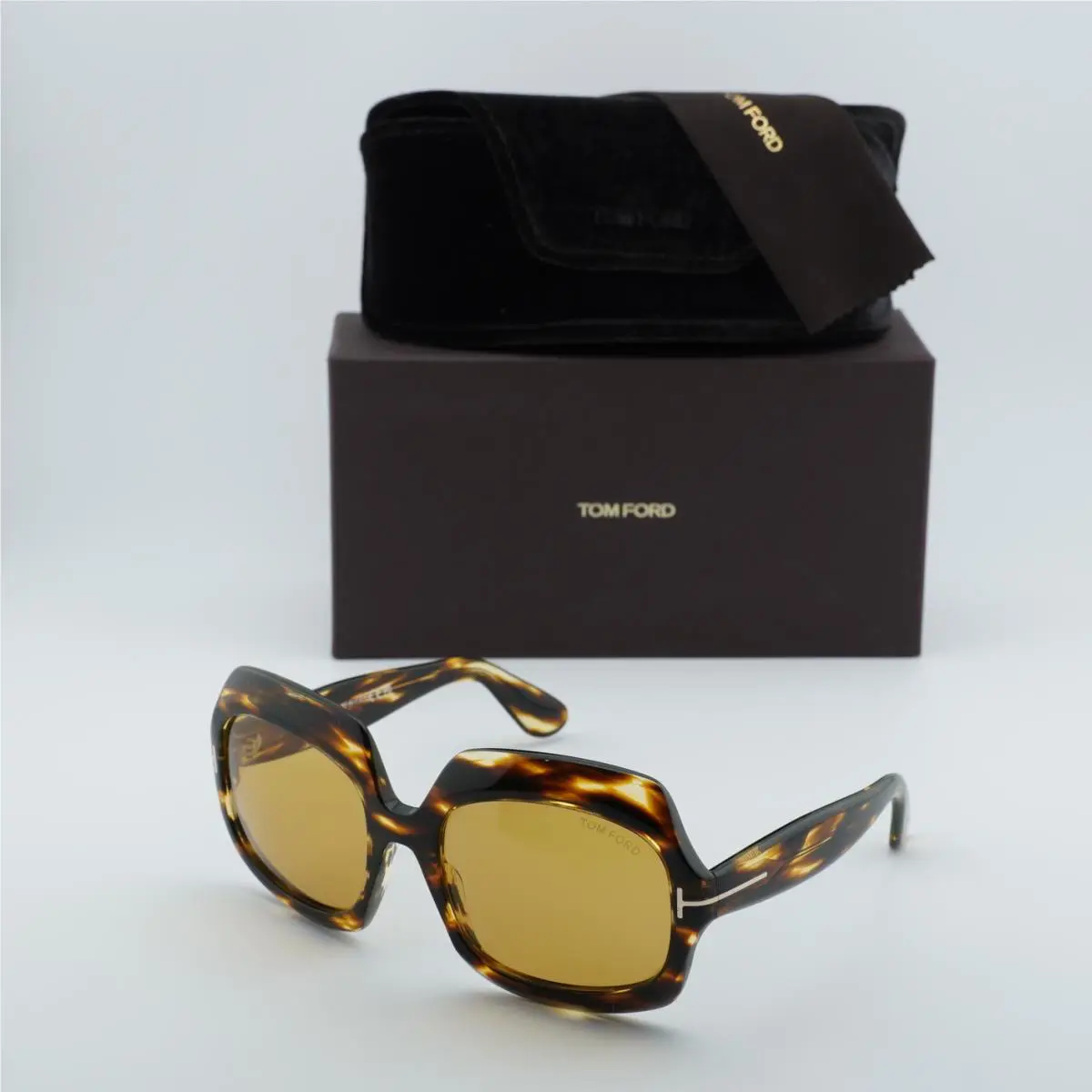 Tom Ford FT1155 52E Dark Havana/brown 60-20-135 Sunglasses