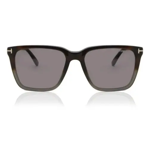 Tom Ford Garrett Smoke Mirror Square Men`s Sunglasses FT0862 56C - Frame: Gray, Lens: Gray
