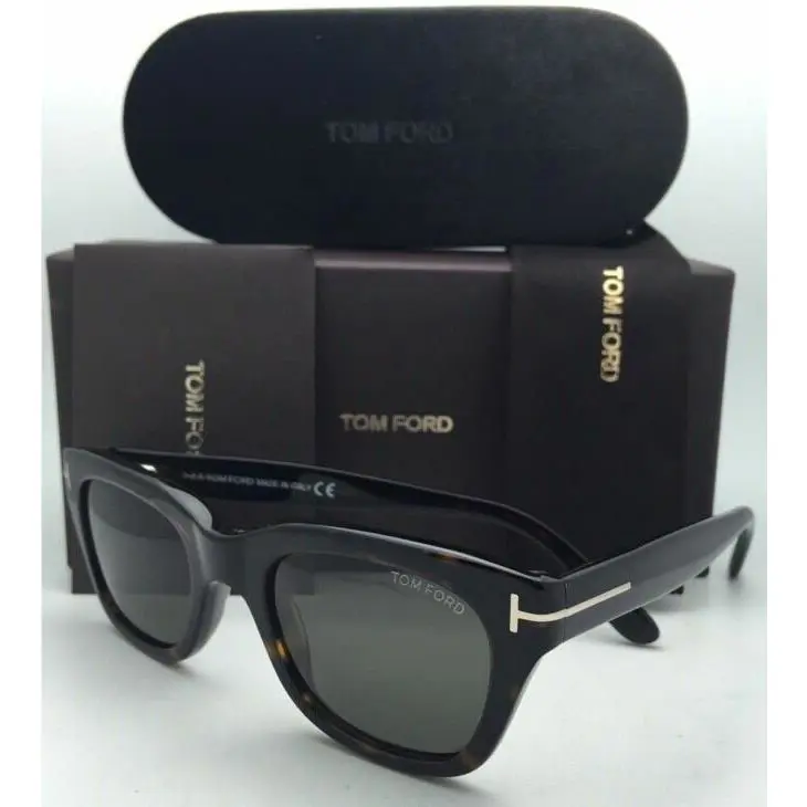 Tom Ford Sunglasses Snowdon TF 237 52N 52-20 Havana Frame James Bond 007 Spectre