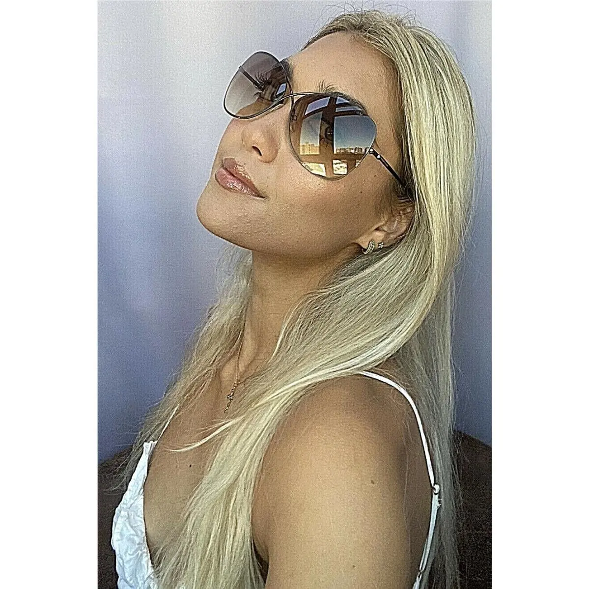 Tom Ford 63mm Butterfly Oversized Women`s Sunglasses Italy