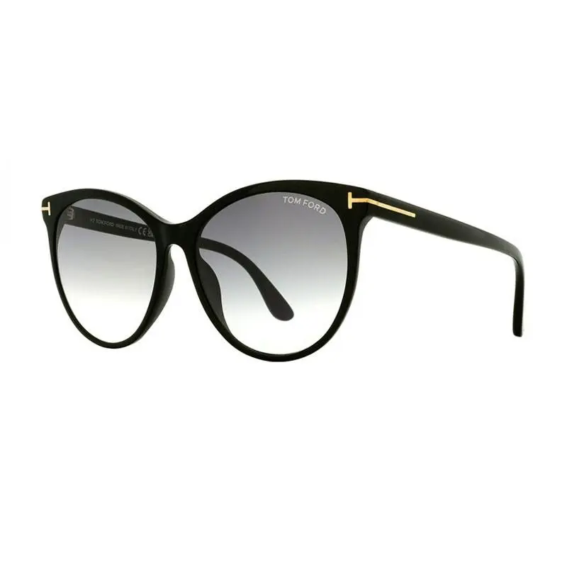 Tom Ford FT0787 Sunglasses Sun Glasses 01B Shiny Black 59mm Women