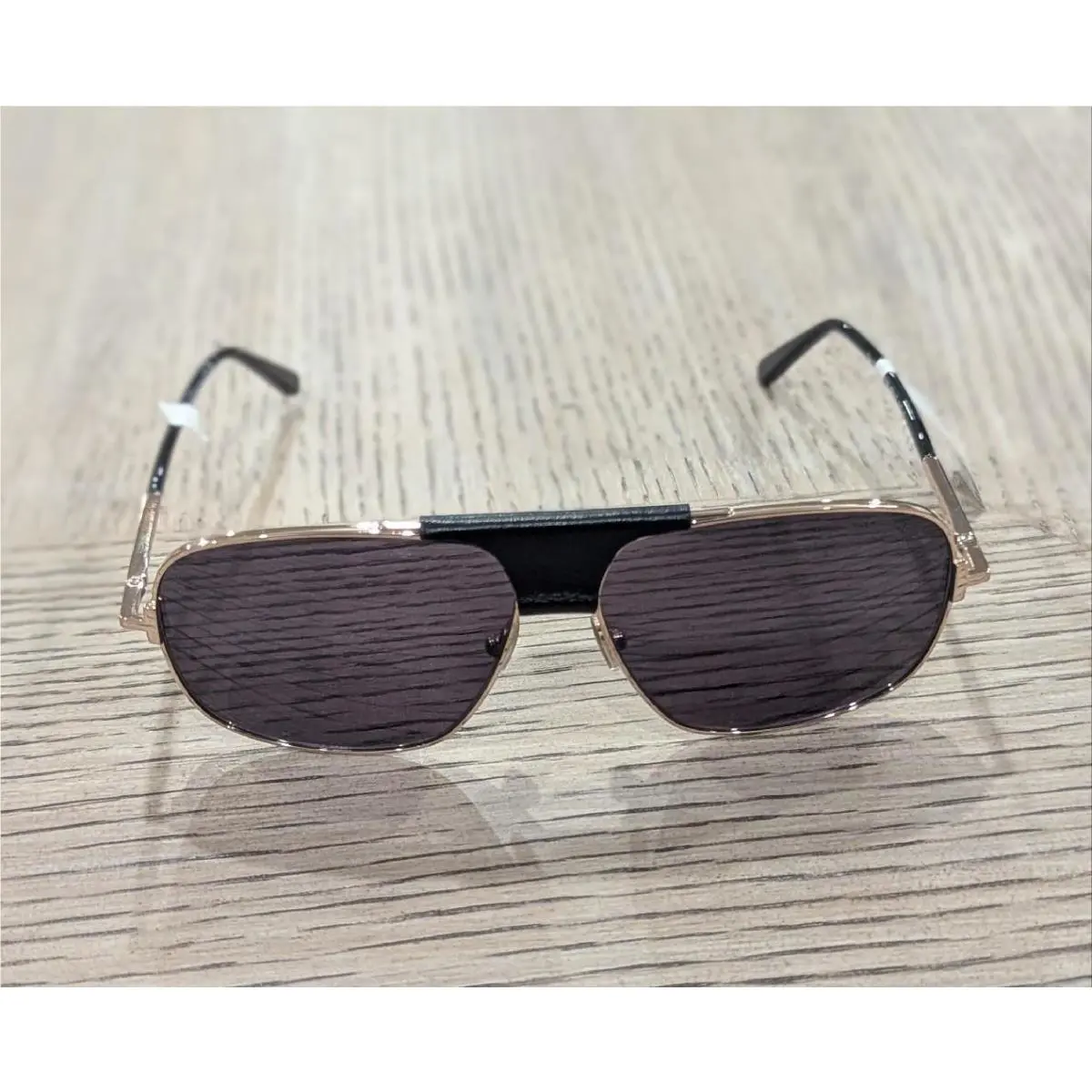 Mens Tom Ford 62mm Navigator Sunglasses Gold/smoke