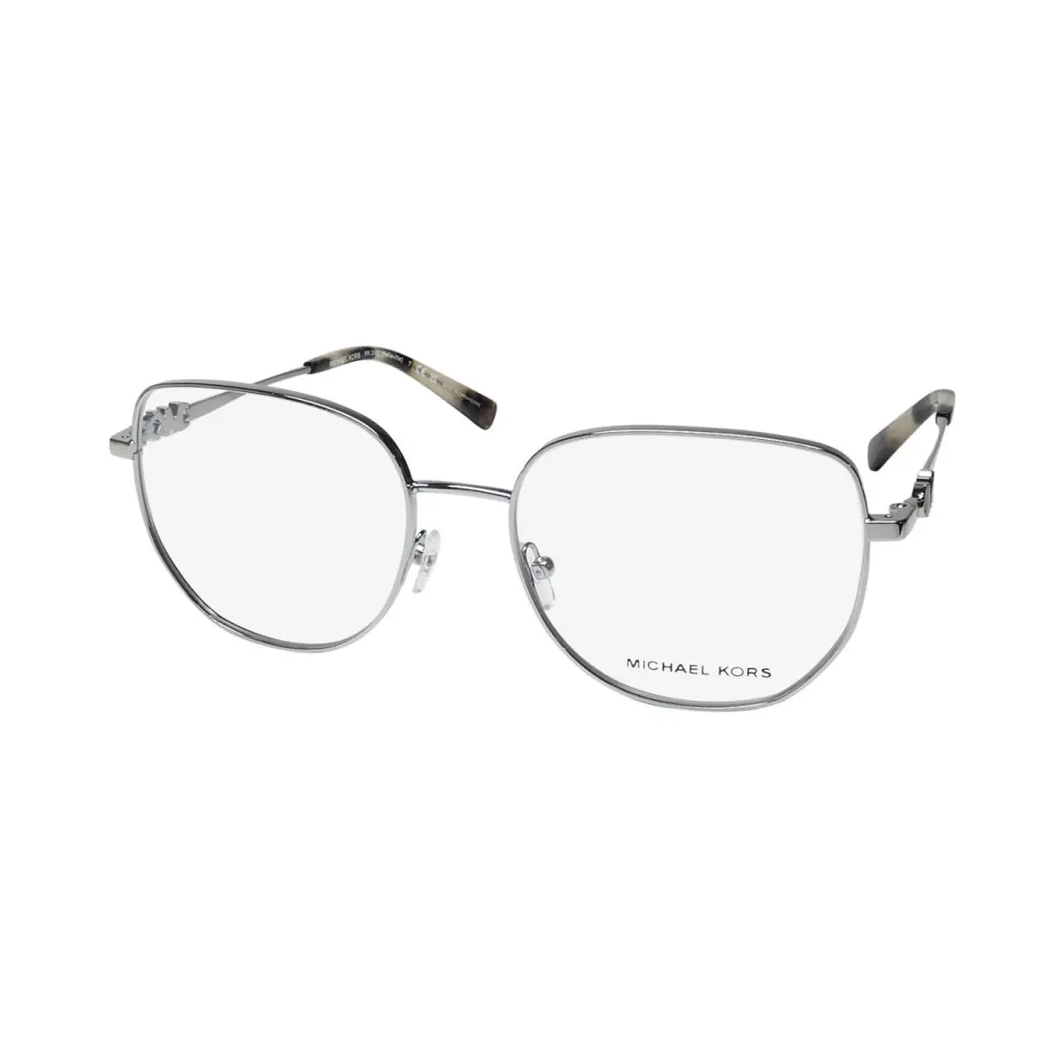 Michael Kors 3062 Eyeglasses Silver Square 54-17-140 Metal Plastic