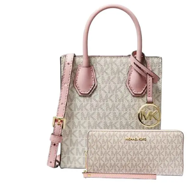 Michael Kors Womens Mercer Extra-small Crossbody and Wallet Set