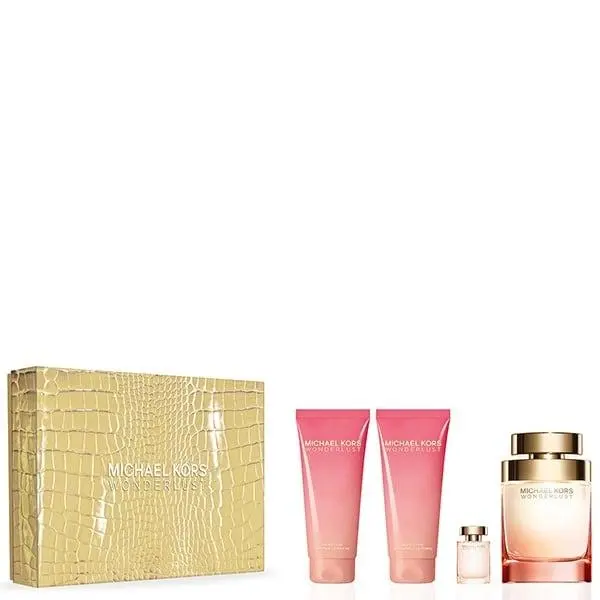 Michael Kors Ladies Wonderlust 4pc Edp Gift Set Fragrances 850049716635