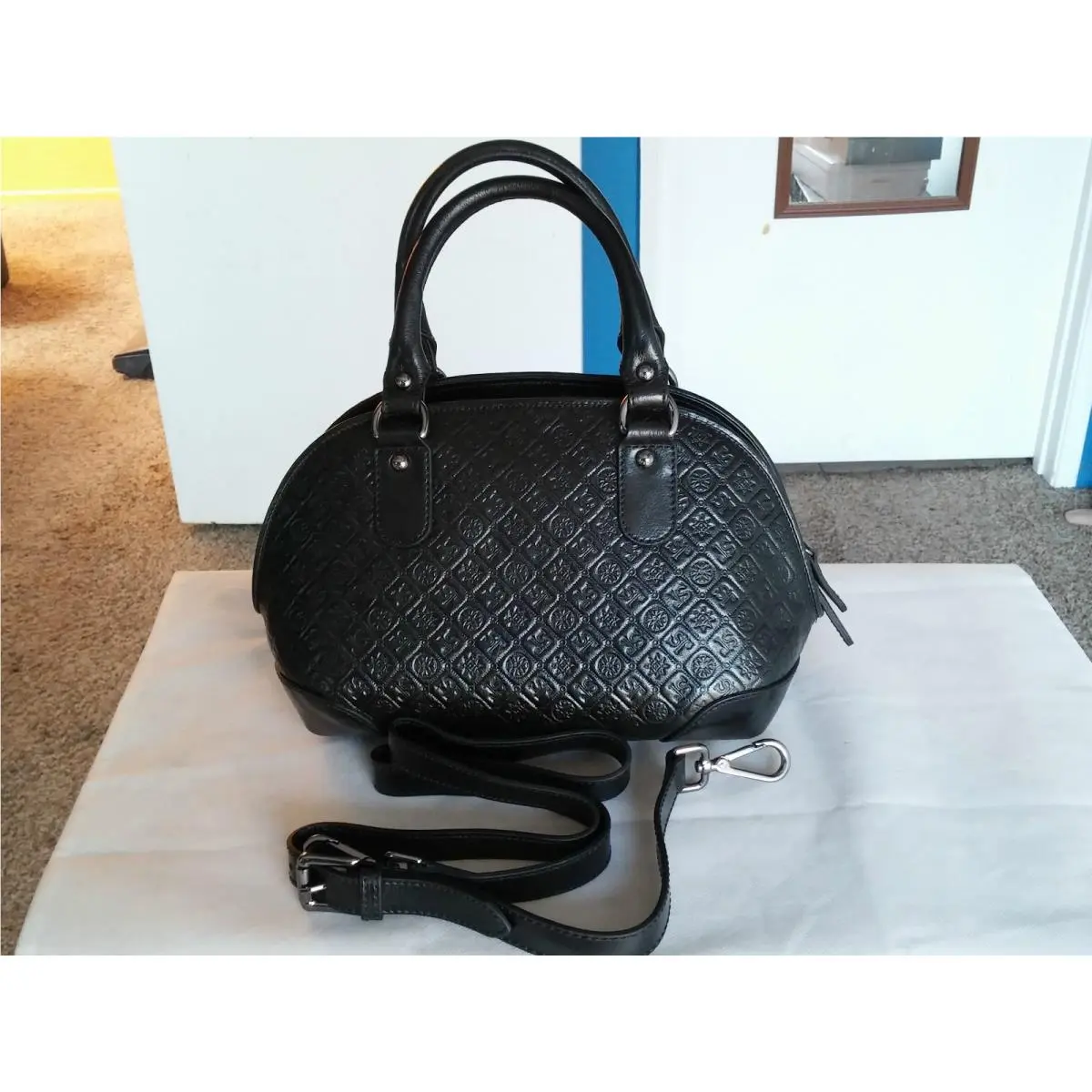 Michael Kors Silvio Tossi Leather Bowler