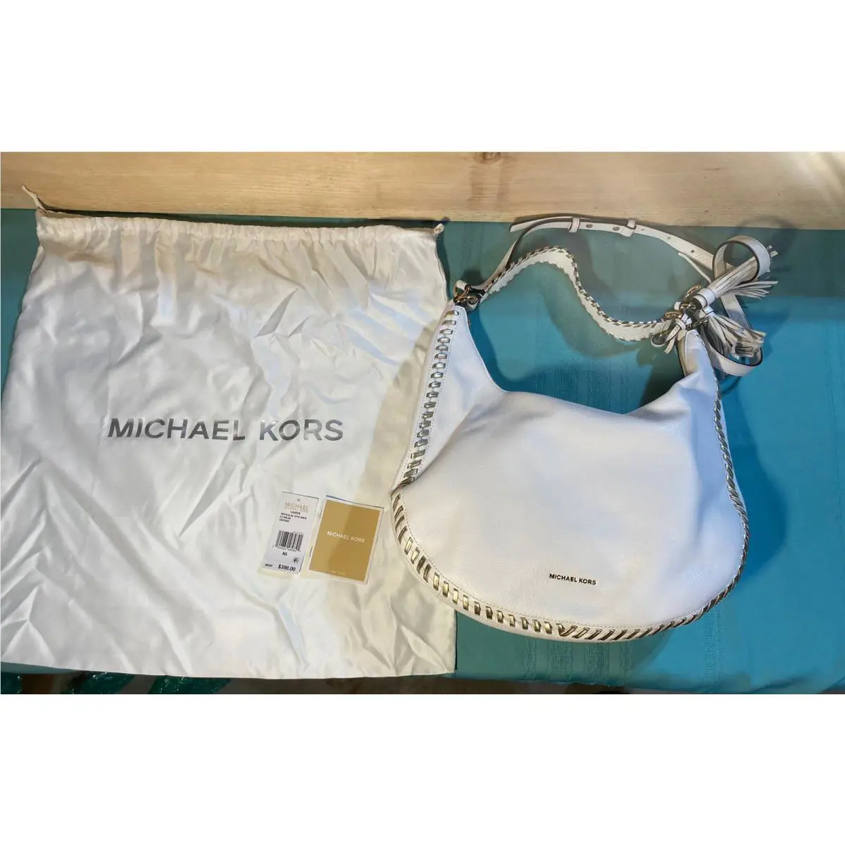 Michael Kors Lauryn Multi Choice Leather Large Hobo Shoulder Tote
