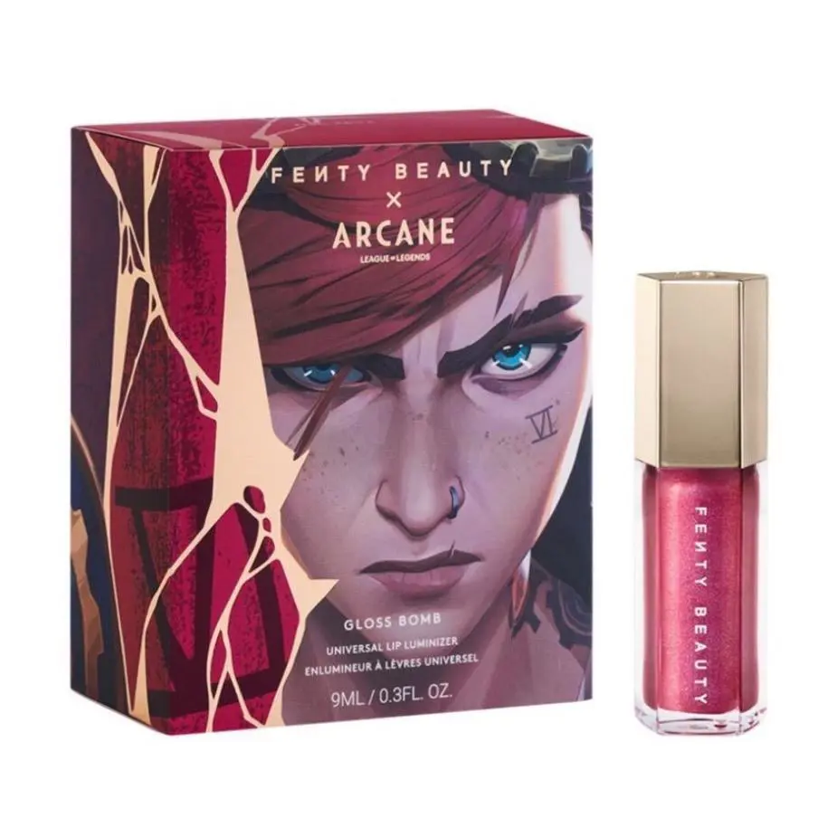 x Arcane Gloss Bomb Universal Lip Luminizer Rebel Raisr Limited by Fenty Beauty
