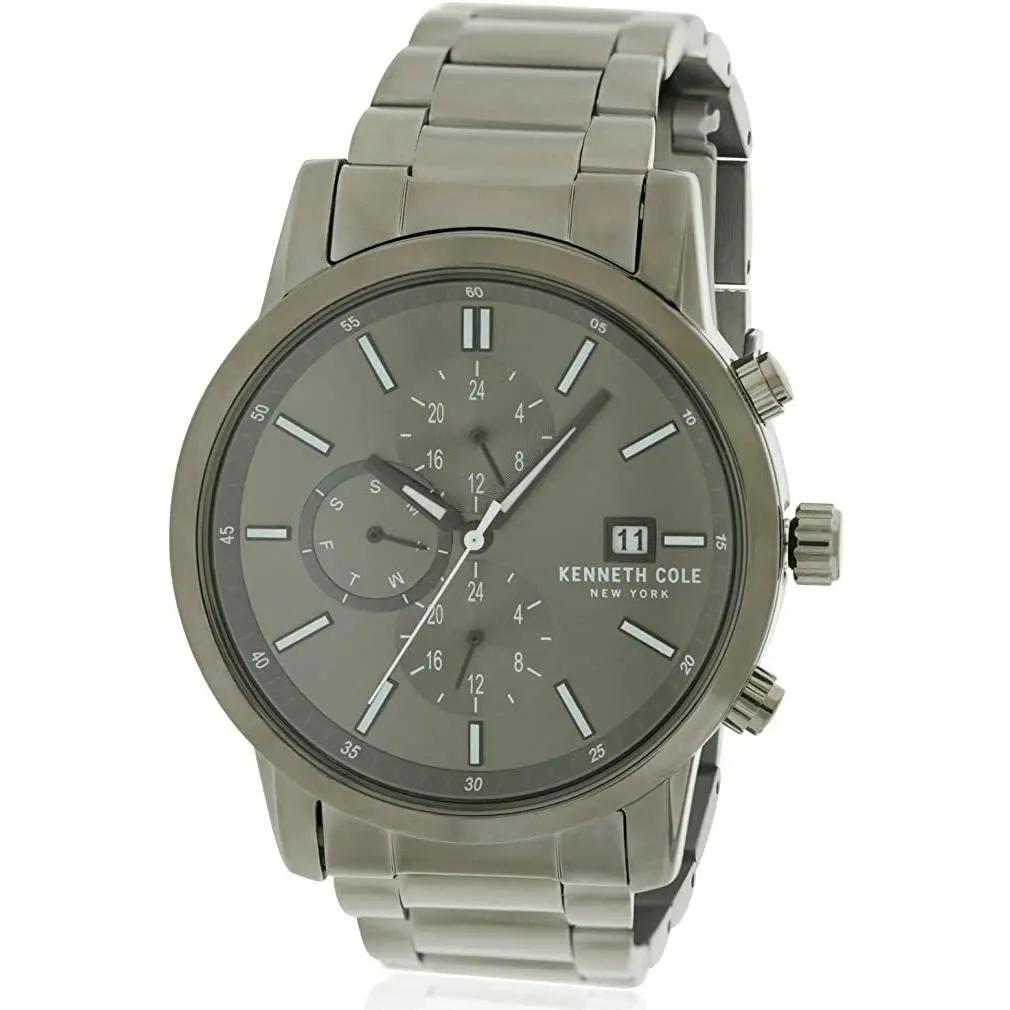Men`s Gunmetal Chronogragh Watch KCC0134003 by Kenneth Cole