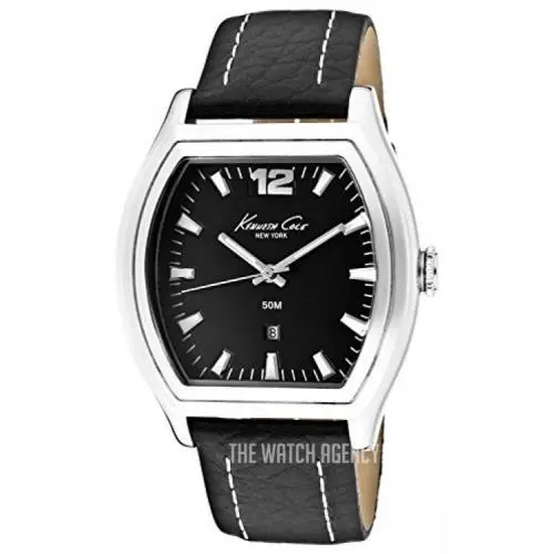 Men`s Kenneth Cole Elegant Classic Leather Strap Watch KC1274