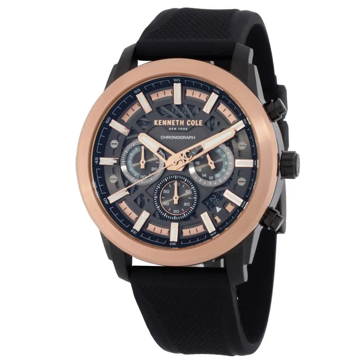 New York Chronograph Quartz Black Dial Men`s Watch KCWGO0067702 by Kenneth Cole