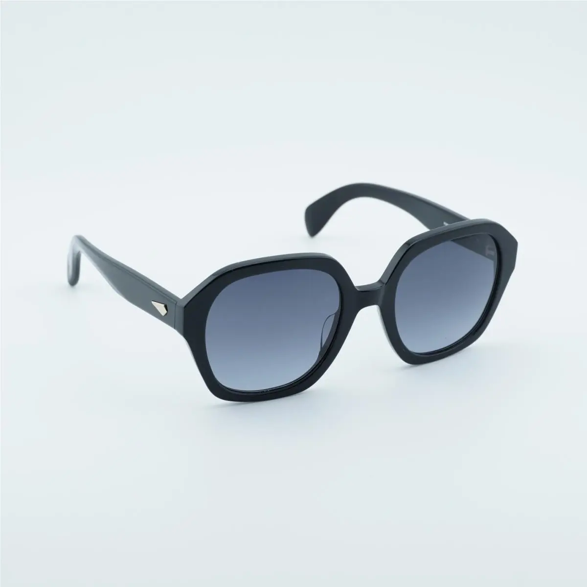 Rag Bone RNB1063/S 0807 9O Shiny Black/grey Gradient 53-21 