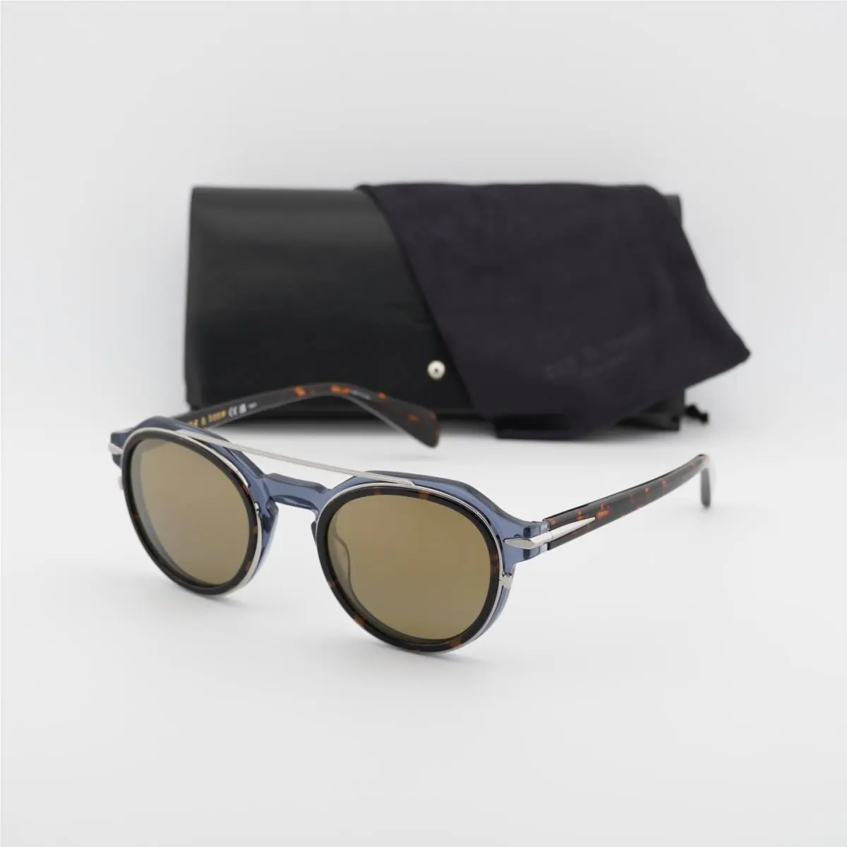 Rag Bone RNB6006/S 0IPR VP Shiny Blue/havana/brown 51-24-145 Sunglasses