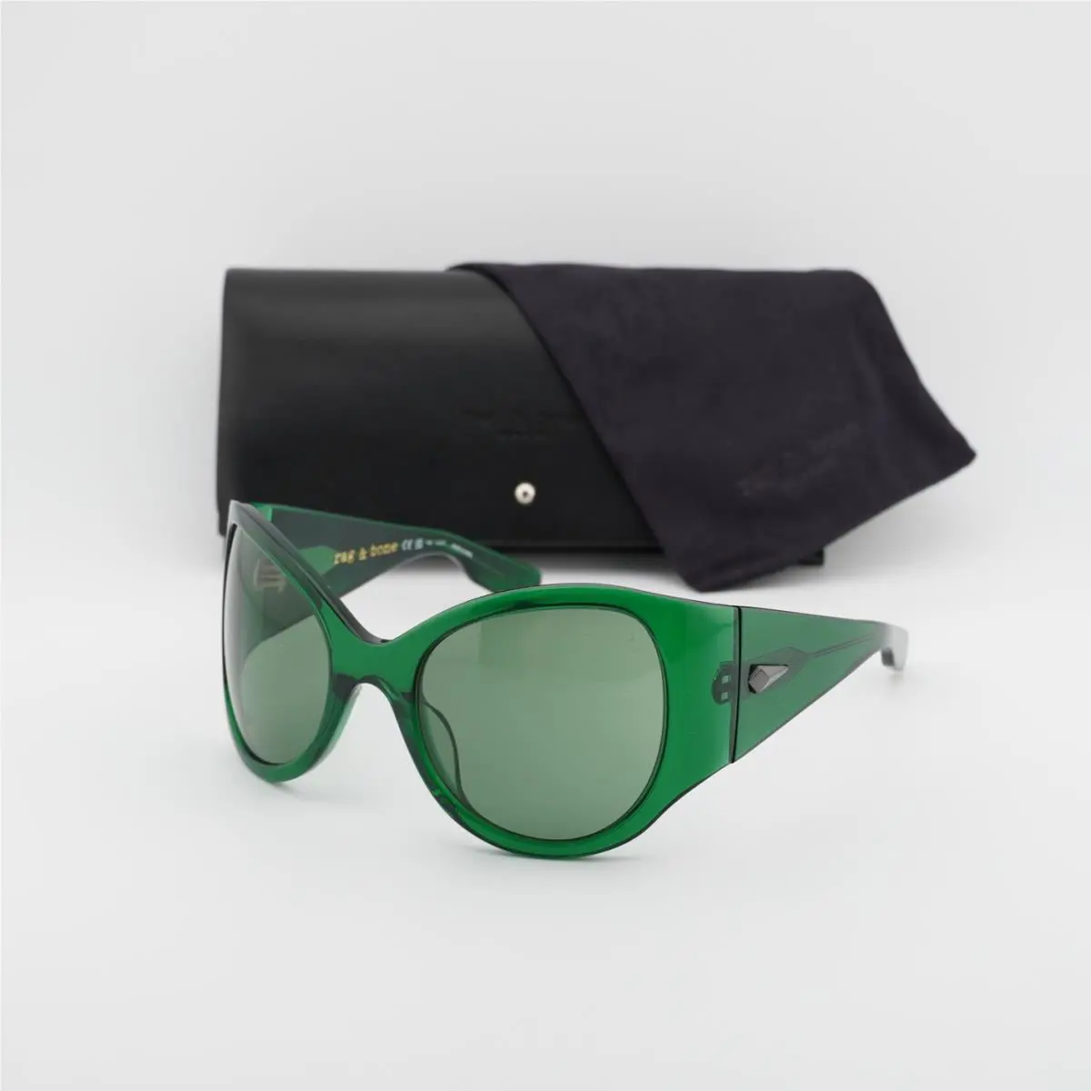 Rag Bone RNB6004/S 01ED QT Green/green 56-24-115 Sunglasses