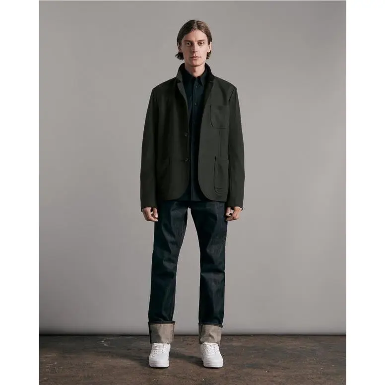 Rag Bone Prospect Blazer Japanese Wool In Army Size: 38