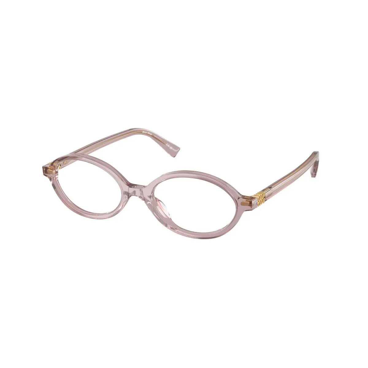 Miu Miu MU 1XV Mauve Transparent 12W1O1 Eyeglasses