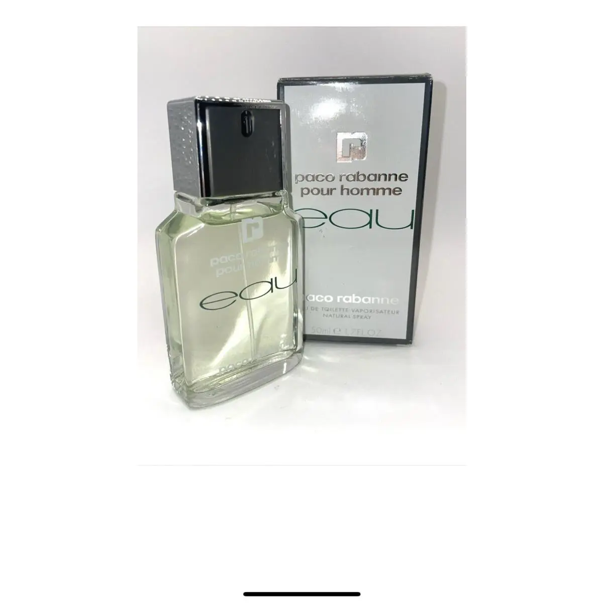 Eau DE Paco Rabanne Pour Homme 1.7 oz / 50 ml Edt Spray For Men Vintage Scent