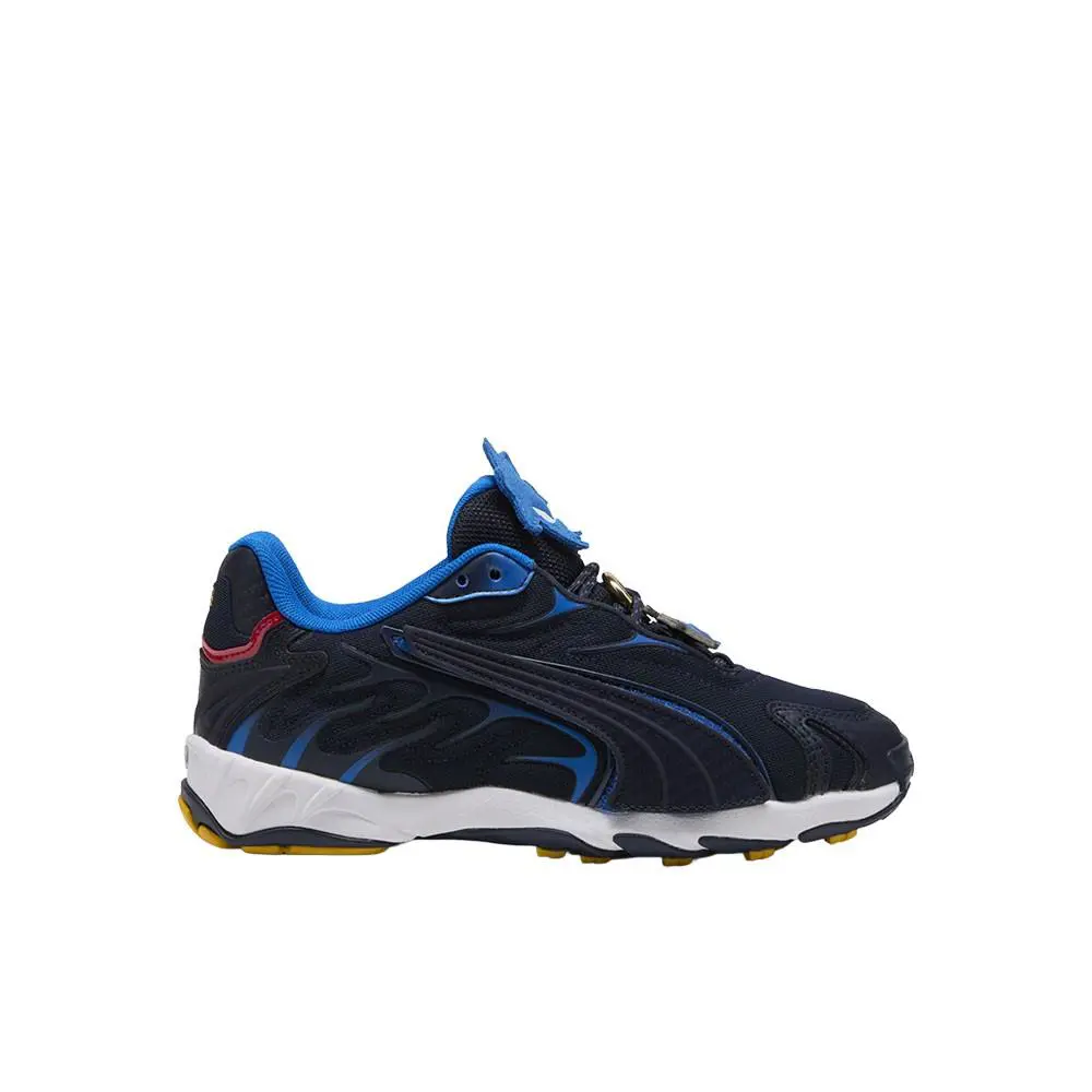 Puma X Sonic The Hedgehog Inhale Lace Up Youth Boys Blue Sneakers Casual Shoes - Blue