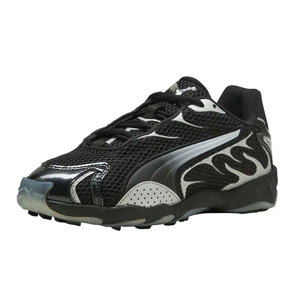 Puma shoes - PUMA Inhale Metallic Lace Up - 40647502 - Black, Silver 0